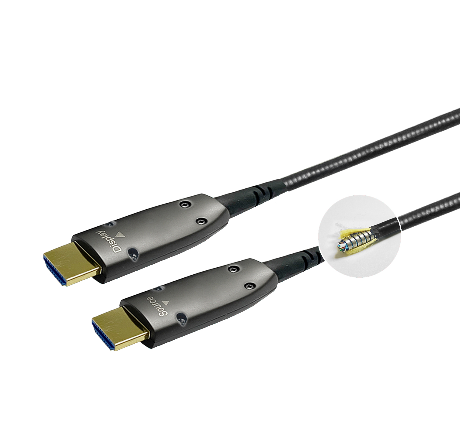 Armoured optic 4K HDMI cable